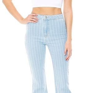 Cello Jeans Women's Juniors High Rise Flared Jeans